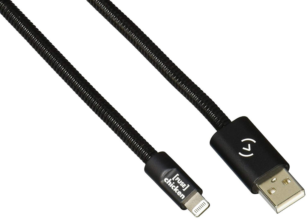 Fuse Chicken Titan+ Lightning Cable 59 Inches (1.5M) Compatible with iPhone (MFI Certified) (Black)